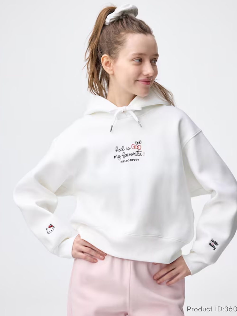 New hello kitty women’s crop hoodie